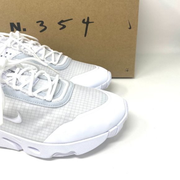 💖MEGA SALE💖NIKE WOMEN'S  CV1772 101 REACT LIVE White-pur Platinum  Running - Picture 7 of 12
